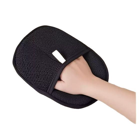 Pet Grooming Glove – Gentle Deshedding & Massage Brush for Dogs & Cats