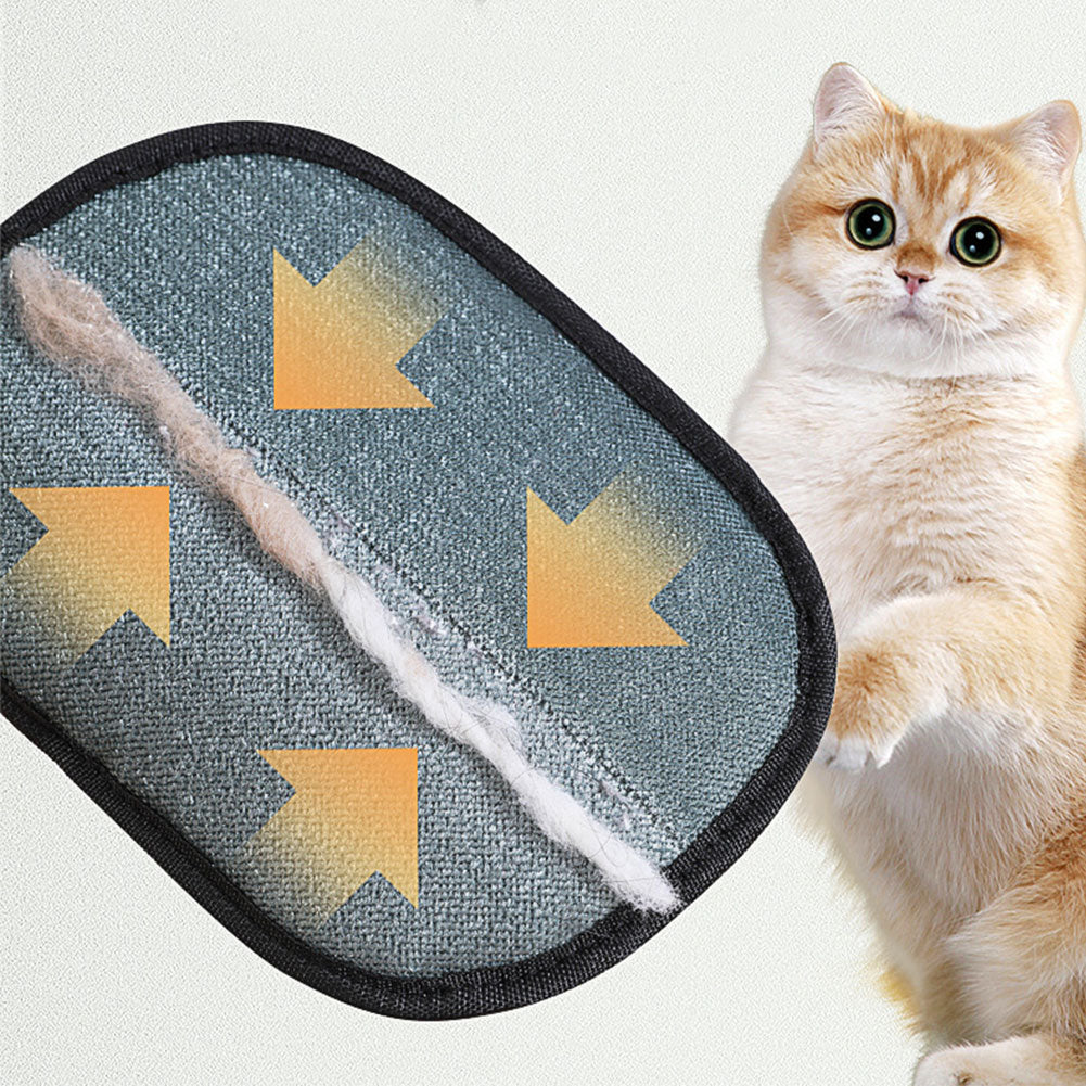 Pet Grooming Glove – Gentle Deshedding & Massage Brush for Dogs & Cats