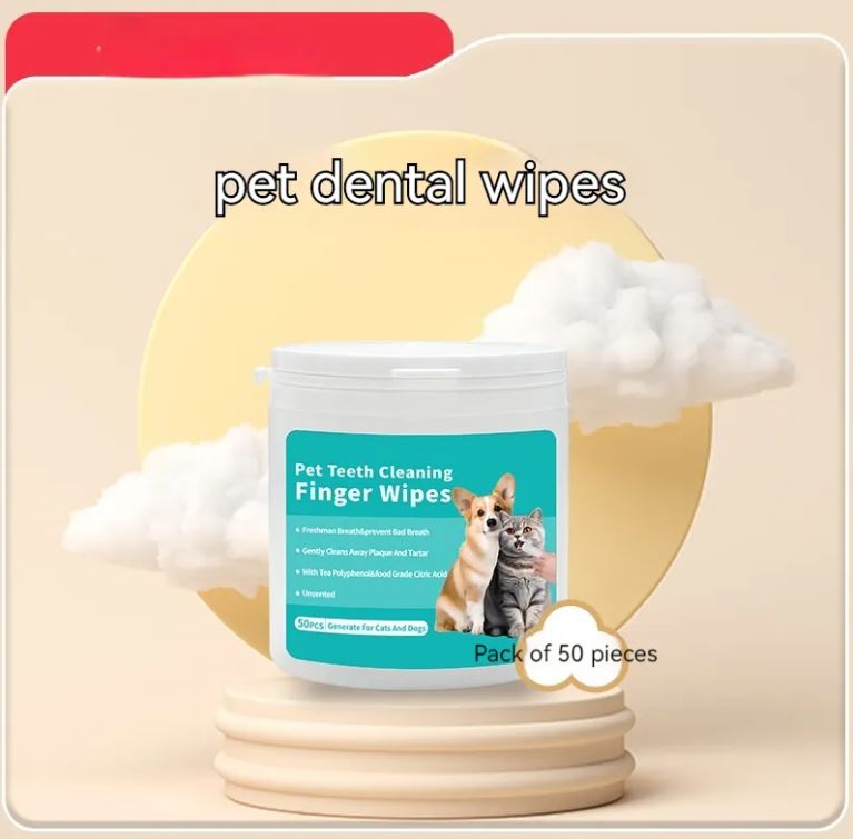 Pet Hygiene Kit – Dental Wipes, Cleaning Gloves & Eye Wipes for Cats & Dogs