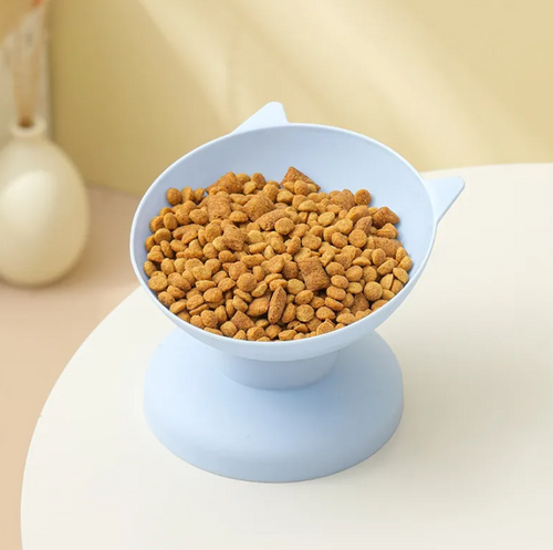 Oversize Anti-Spill Pet Bowl – Durable Plastic Feeding Bowl for Cats