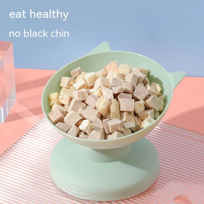 Oversize Anti-Spill Pet Bowl – Durable Plastic Feeding Bowl for Cats
