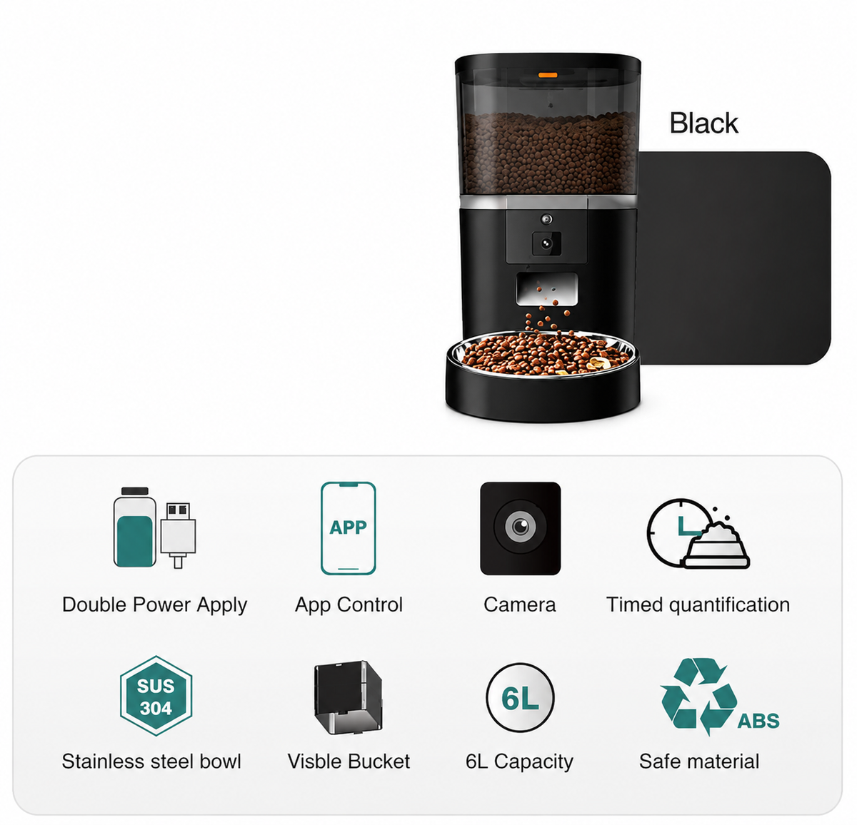 Smart Feed Pro — WiFi Automatic Pet Feeder with Camera
