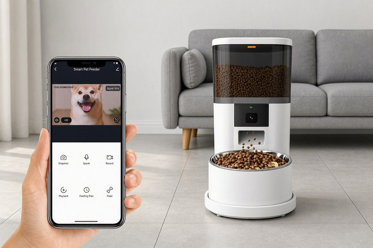 Smart Feed Pro — WiFi Automatic Pet Feeder with Camera