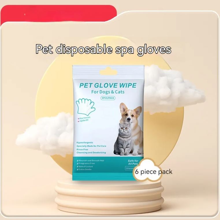 Pet Hygiene Kit – Dental Wipes, Cleaning Gloves & Eye Wipes for Cats & Dogs