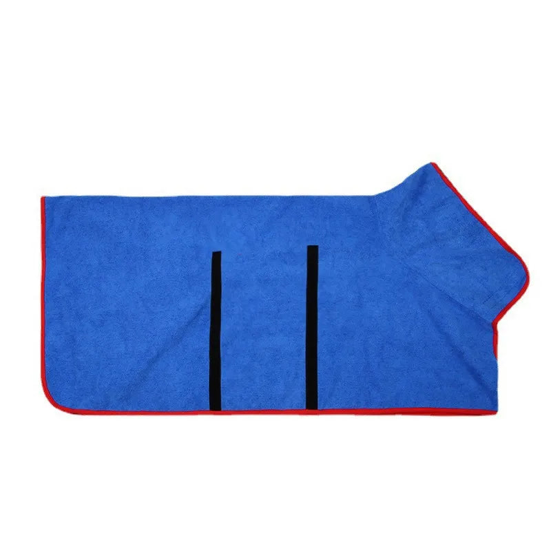 Fast-Drying Pet Bathrobe Towel – Wearable Absorbent Towel for Dogs & Cats