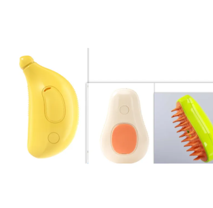 Steam Pet Brush – 3-in-1 Grooming & Massage Tool for Cats & Dogs